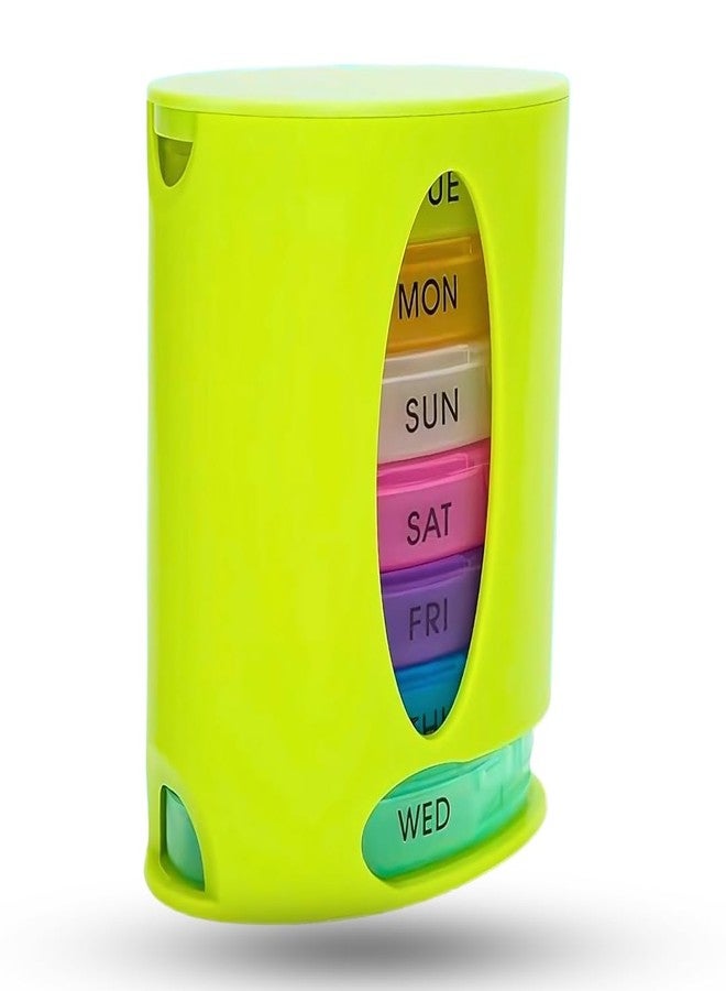 Extra Care Weekly 4-Times-a-Day Pill Box | Morning, Afternoon, Evening, Bedtime Organizer | Durable, Easy-to-Use Medication Case,Set of 1 - Image 1